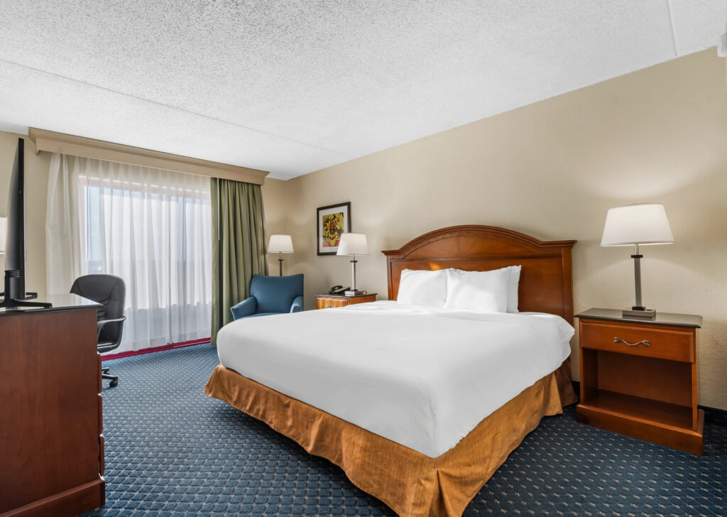A white bed
