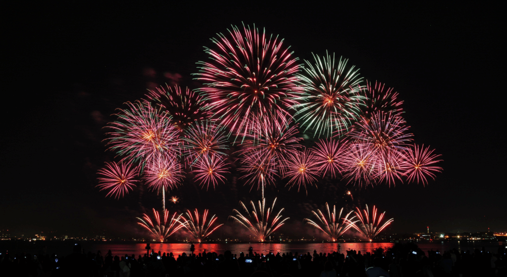 New Year's Eve Displays at Thousand Hills Resort Hotel in Branson Missouri