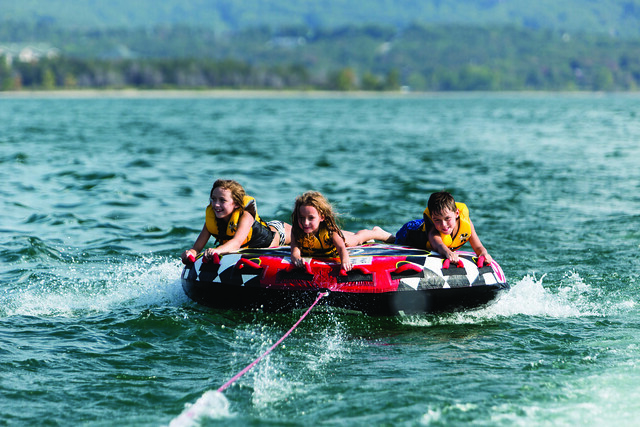 Table Rock Lake near Branson Missouri during spring boating season